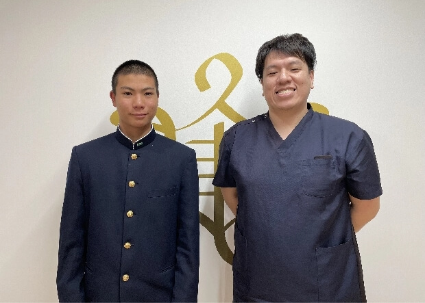 患者様と院長の写真