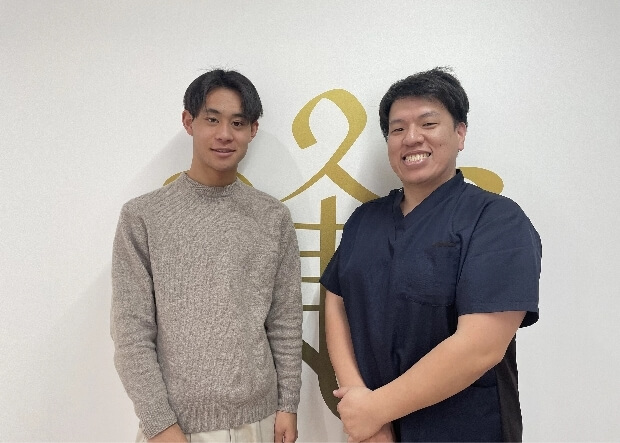 患者様と院長の写真