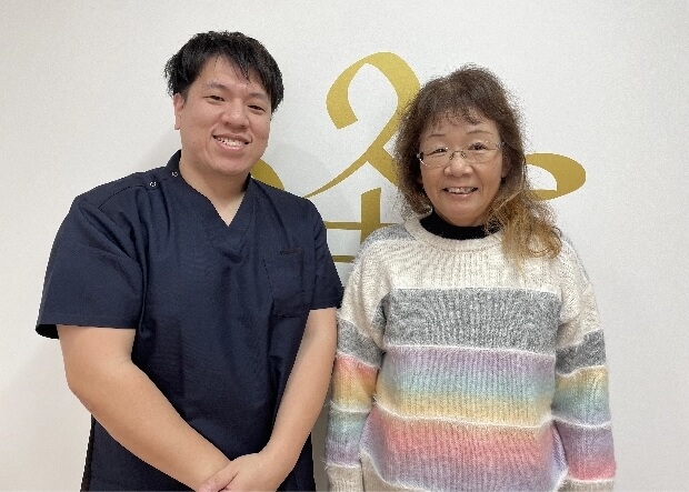 患者様と院長の写真