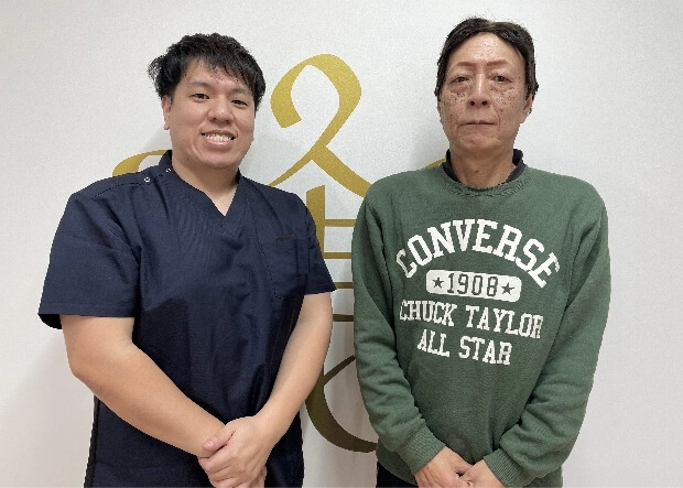 患者様と院長の写真